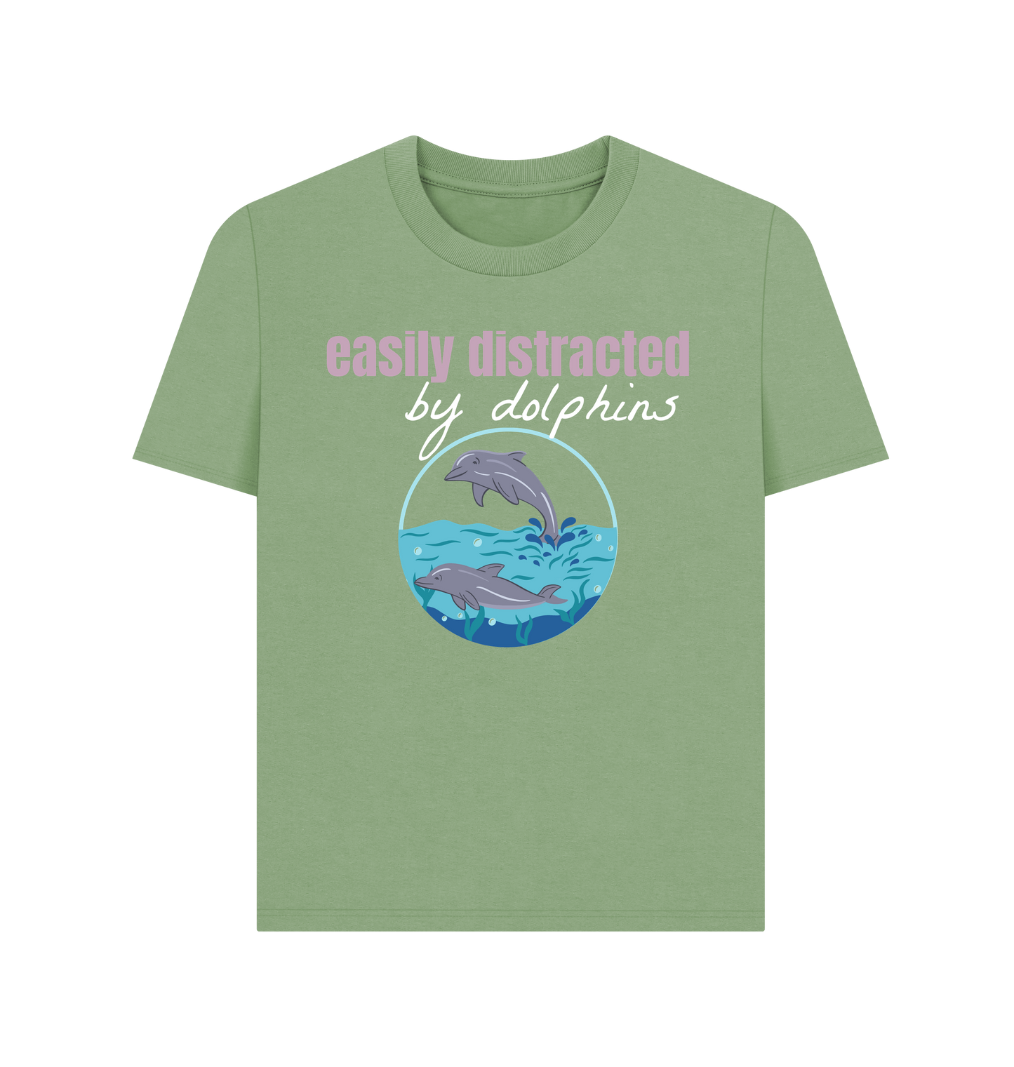 Sage Printed T-shirt Front
