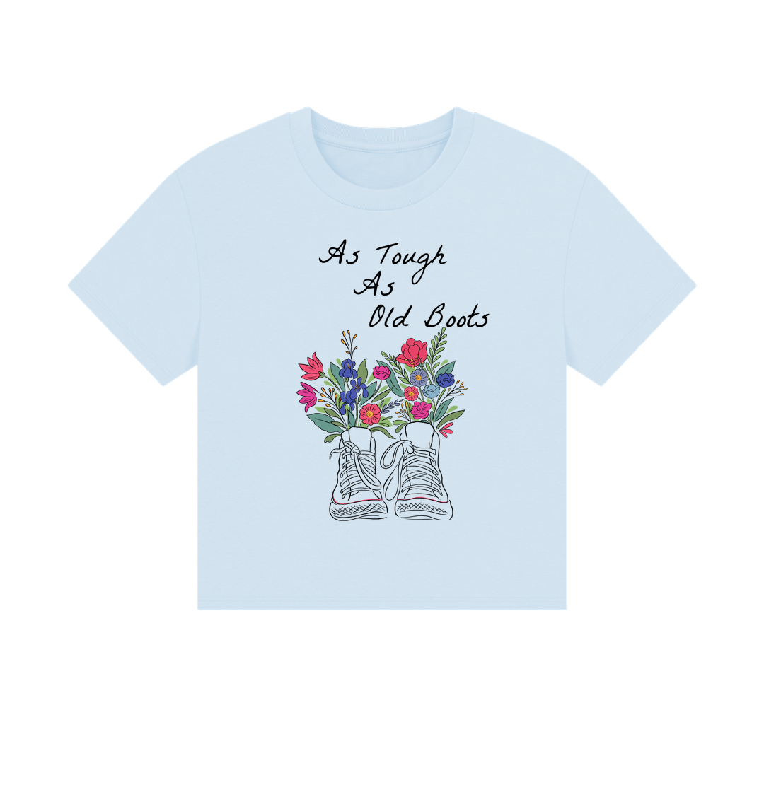 Sky Blue Printed T-shirt Front