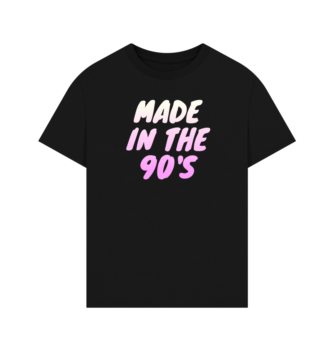 Black Printed T-shirt Front