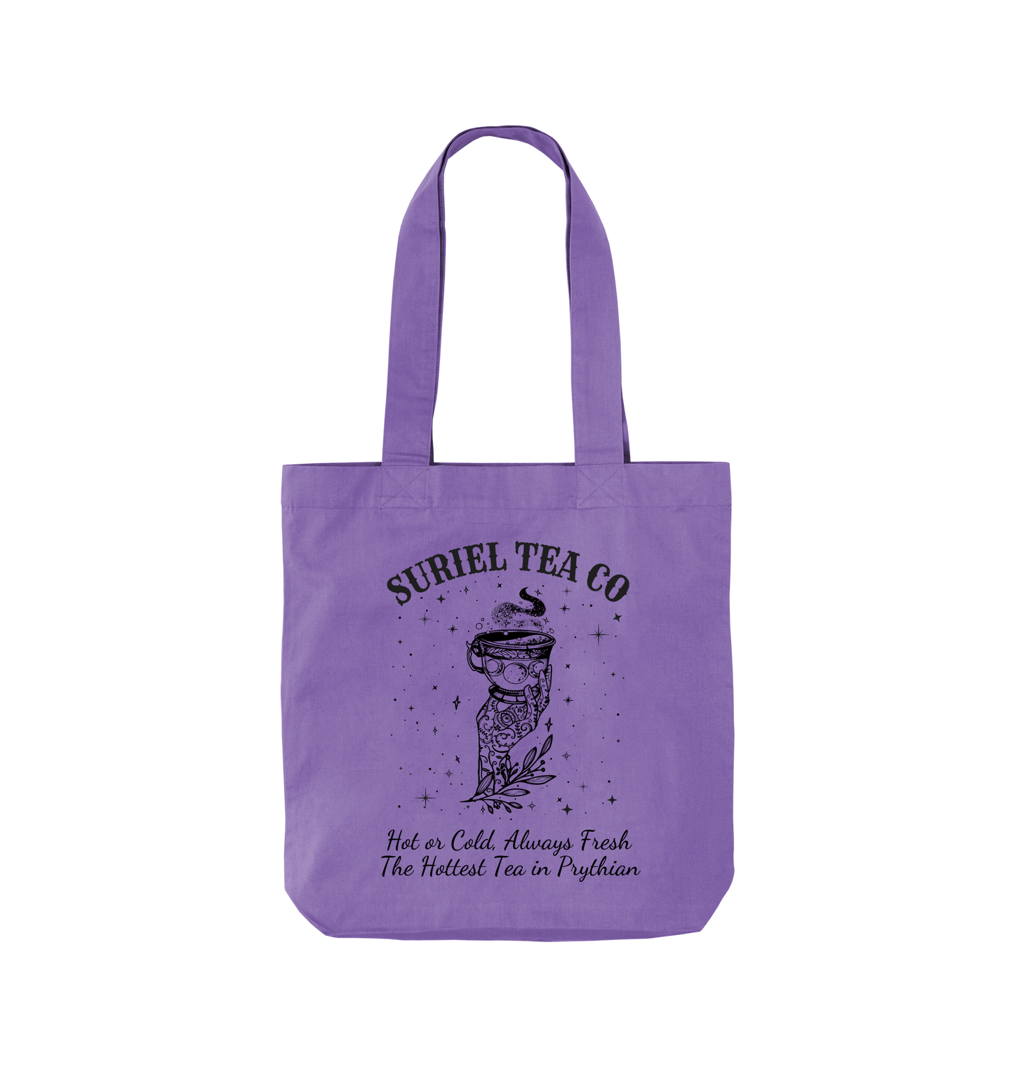 Violet Printed Bag Front