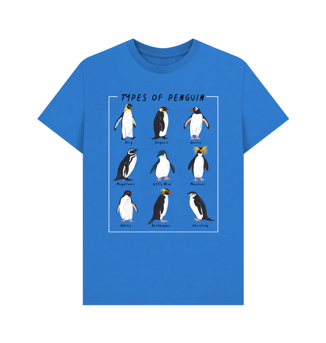 Bright Blue Printed T-shirt Front