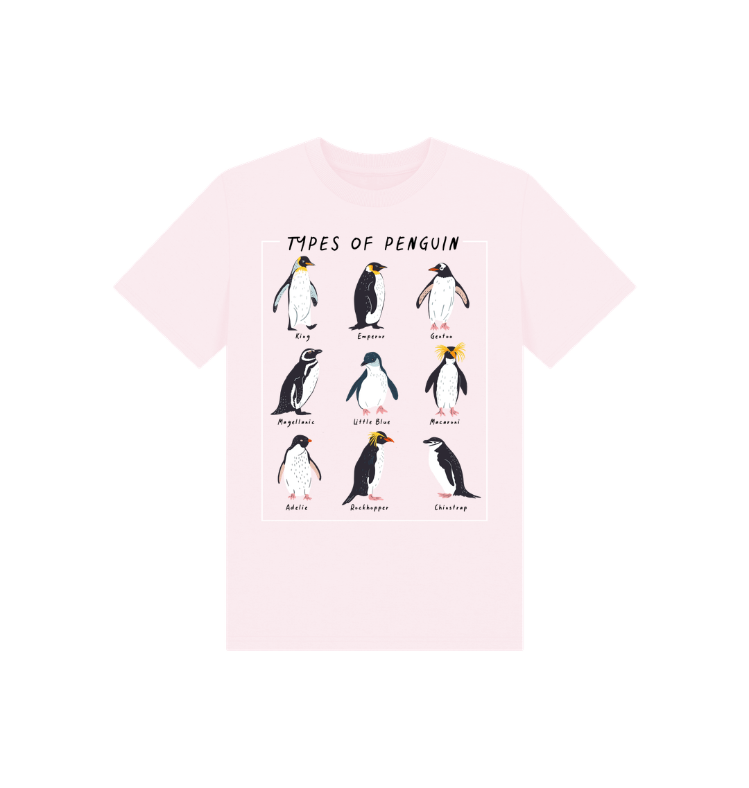 Pink Printed Kids T-Shirt Front