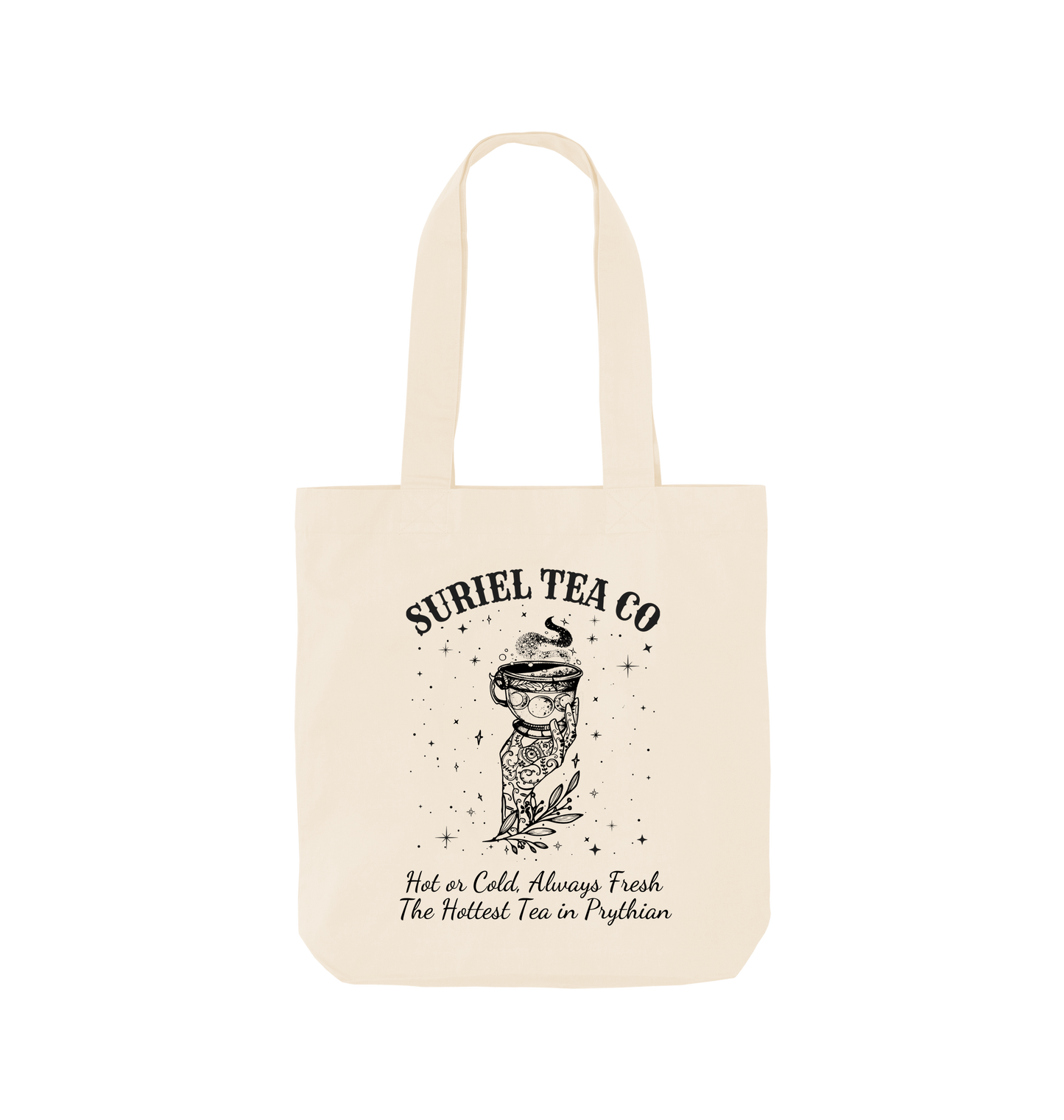 Natural Printed Bag Front