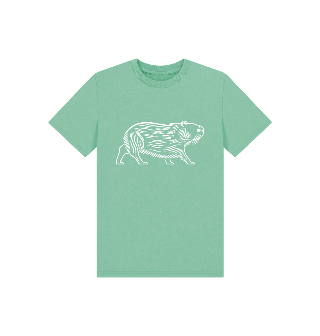 Peppermint Printed Kids T-Shirt Front
