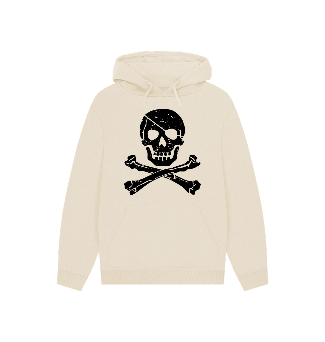 Oat Printed Hoody Front