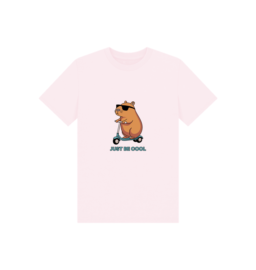 Pink Printed Kids T-Shirt Front