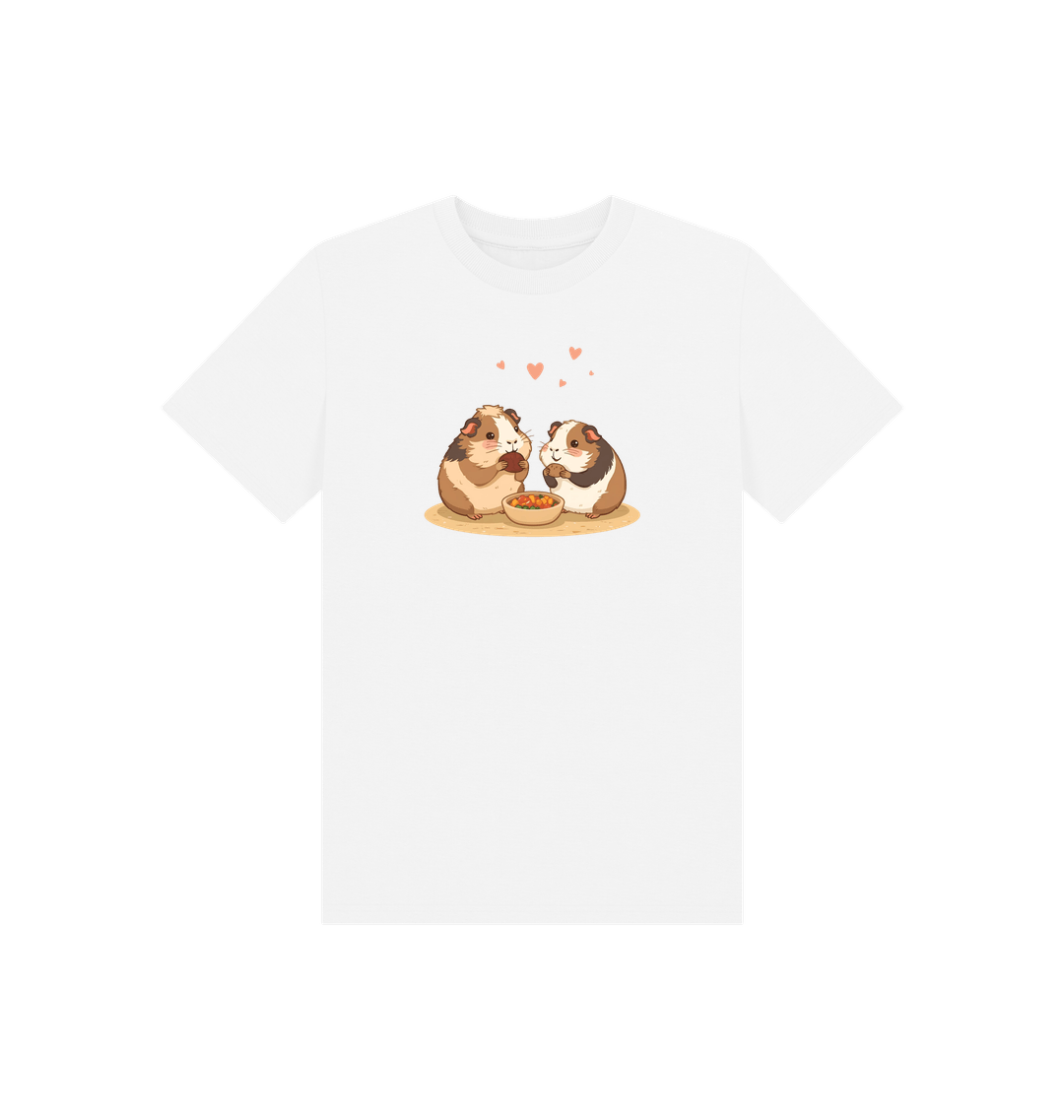 White Printed Kids T-Shirt Front