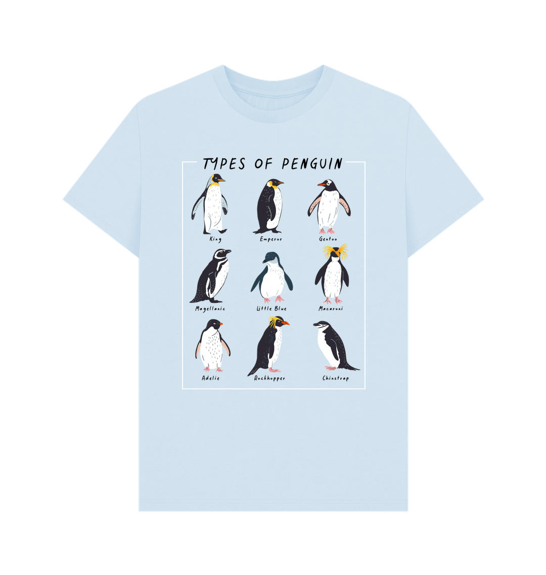 Sky Blue Printed T-shirt Front
