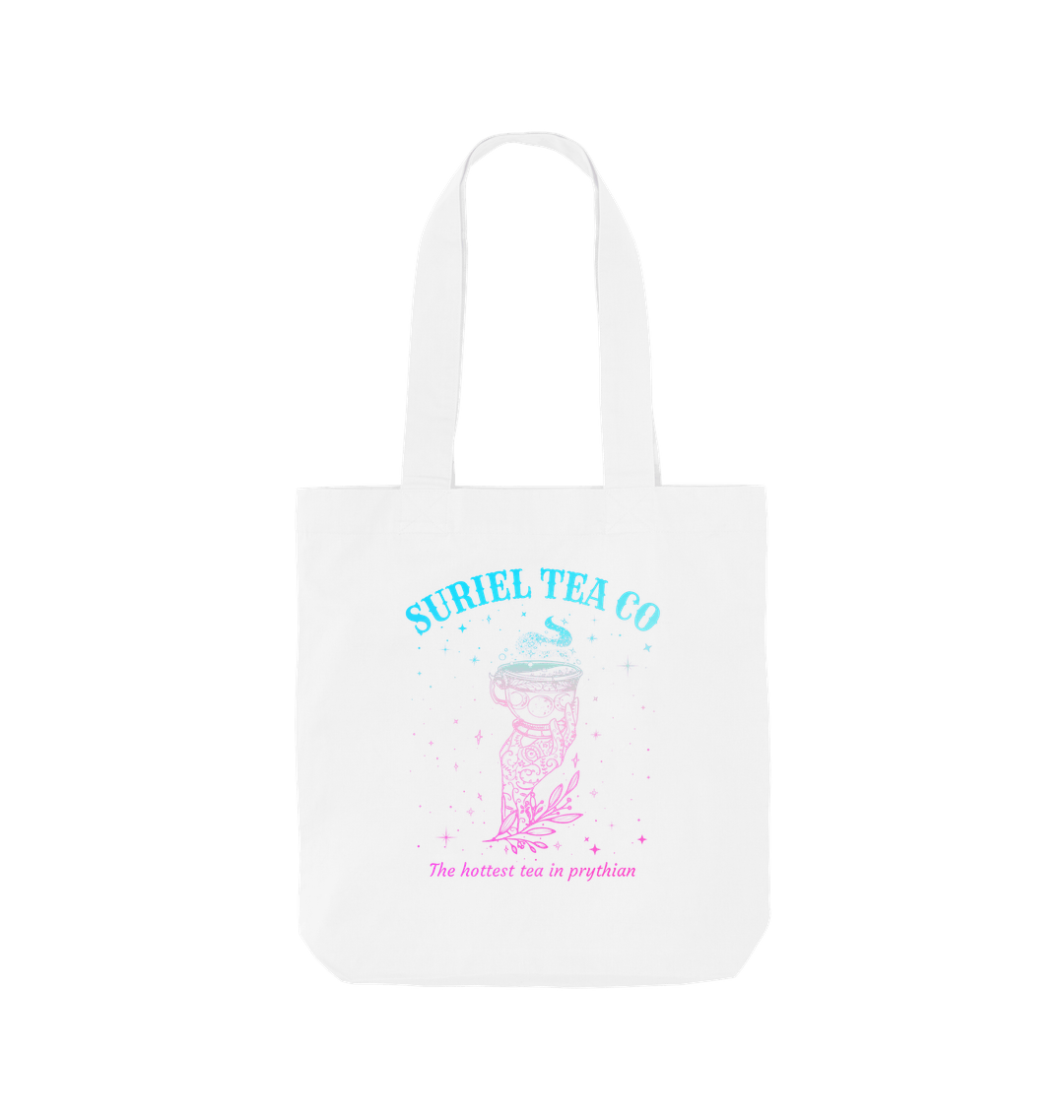 White Printed Bag Front