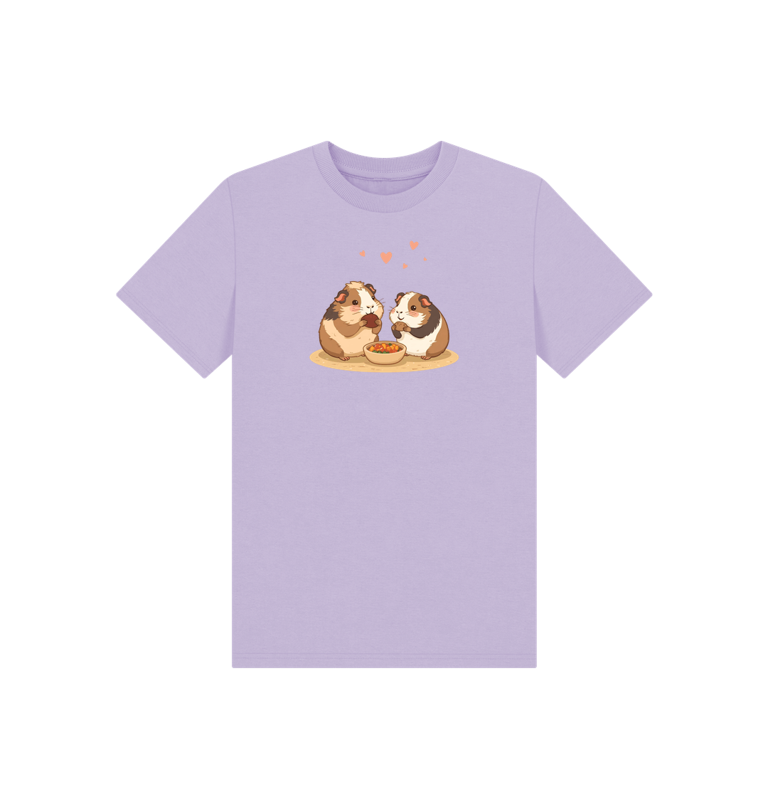 Soft Lilac Printed Kids T-Shirt Front