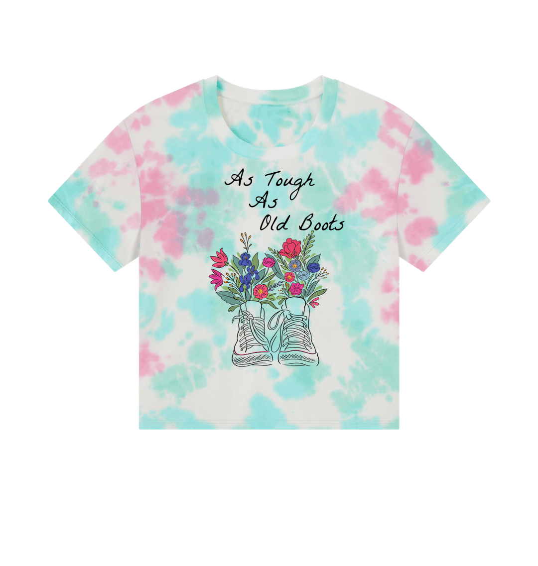 Pastel Tie Dye Printed T-shirt Front