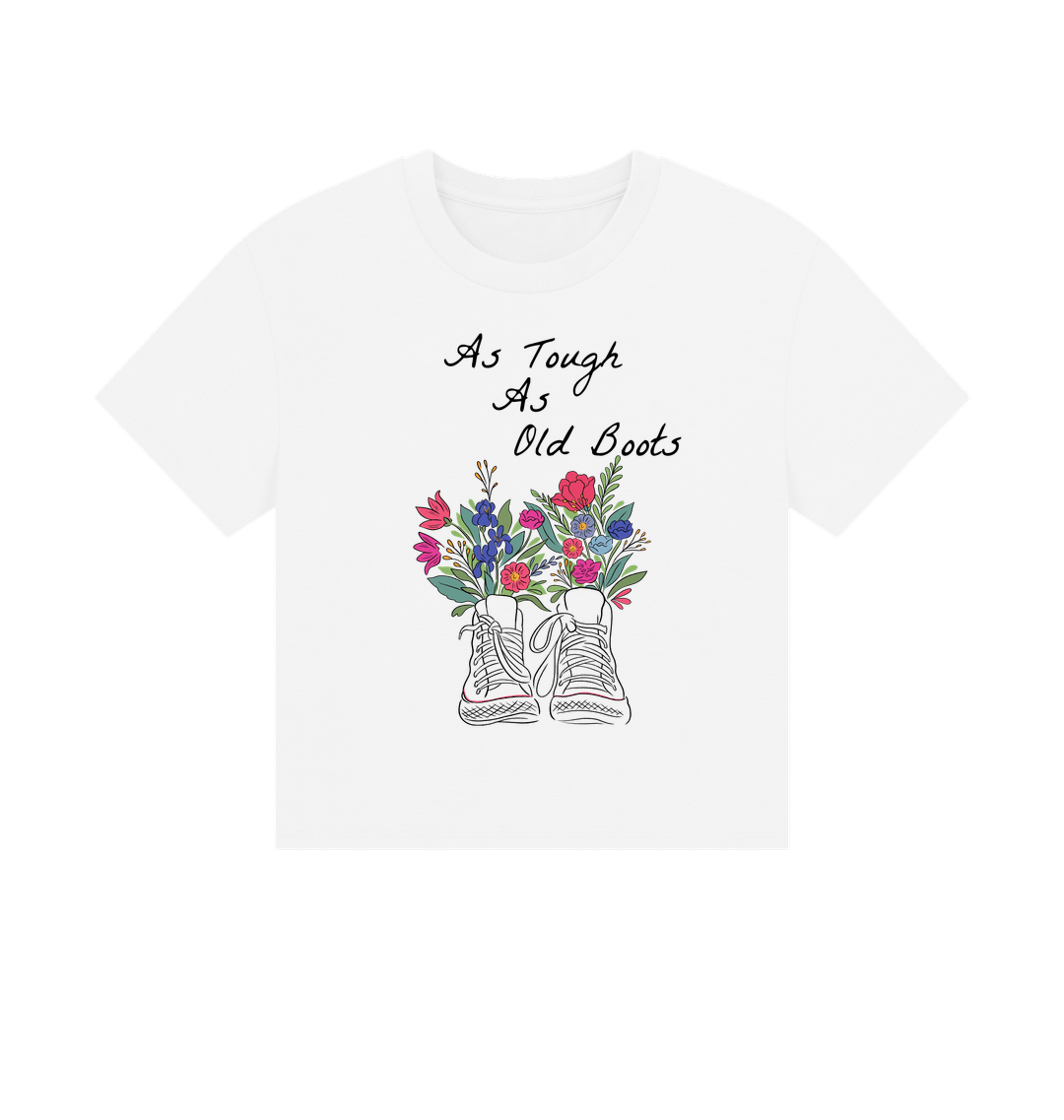White Printed T-shirt Front